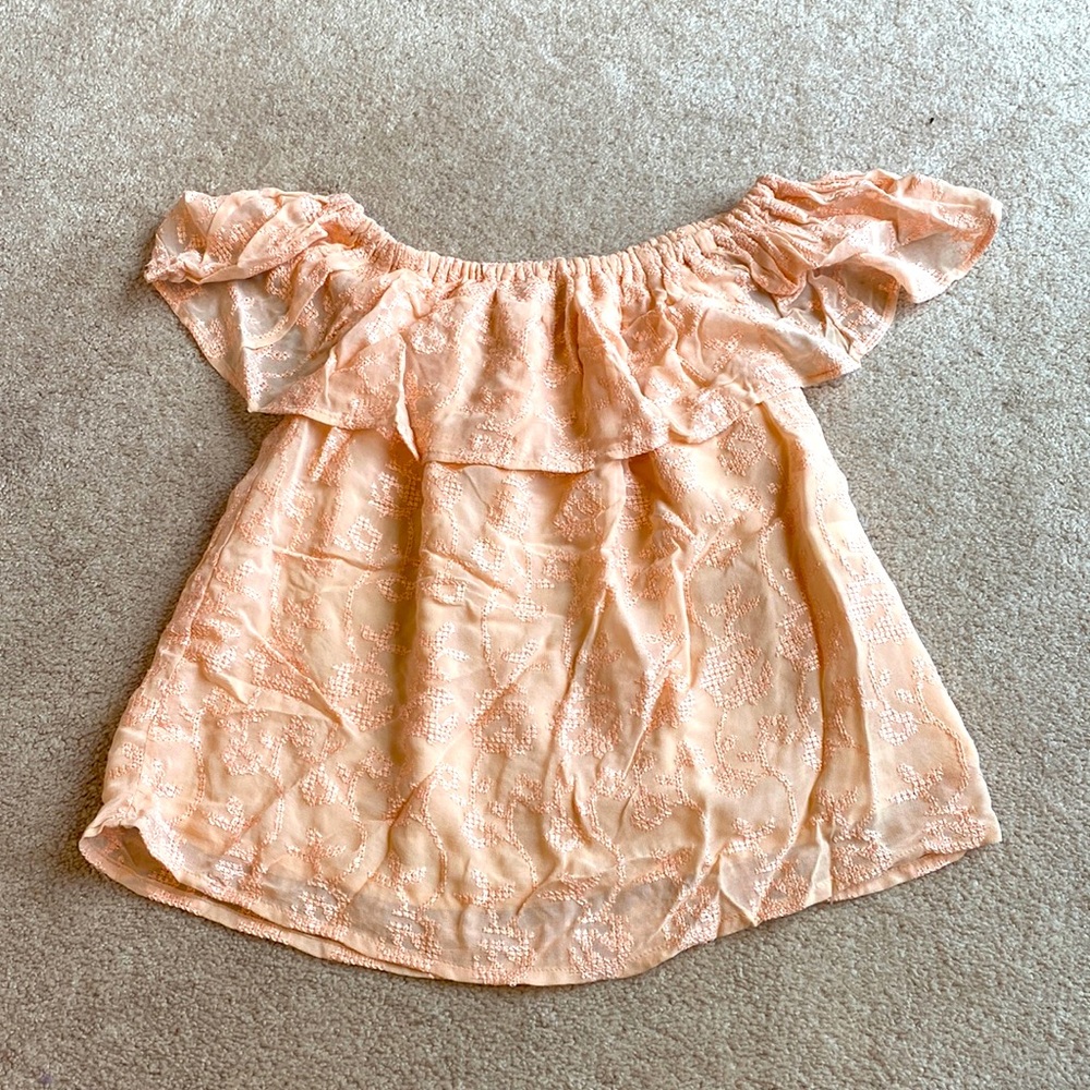 Lucky Brand Off the Shoulder Blouse